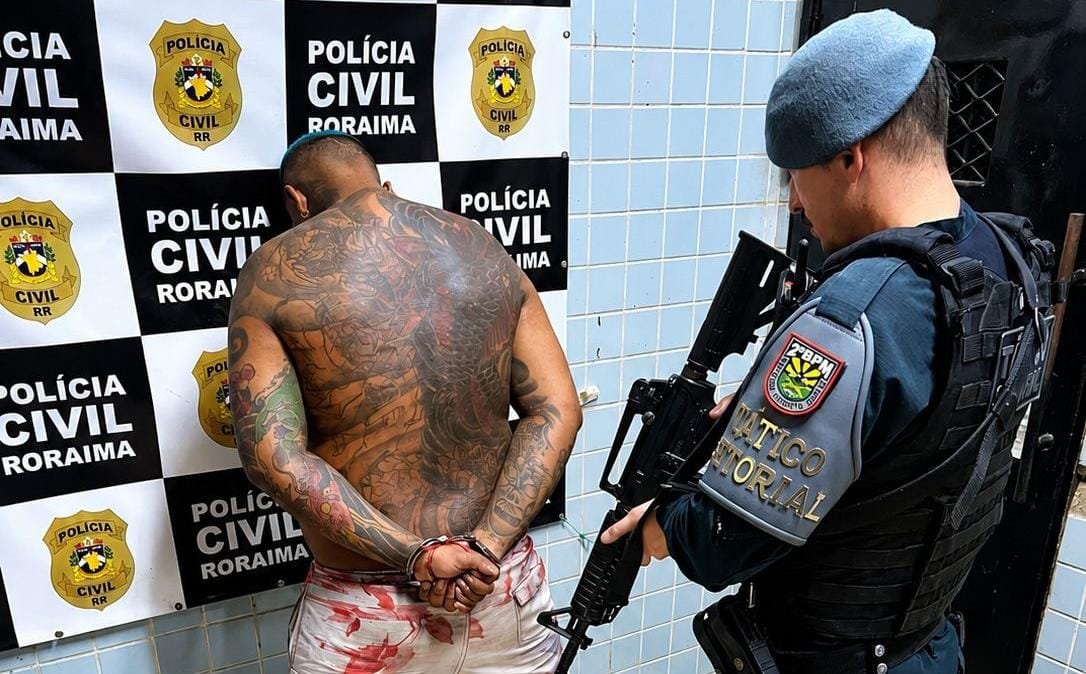 Prisão foi efetuada por policiais do Primeiro Batalhão da Polícia Militar (Foto: Divulgação)