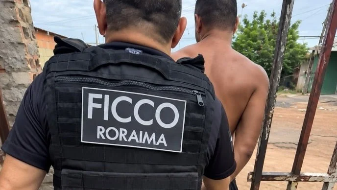 Prisão efetuada pela Ficco durante a operação Veredicto (Foto: Ficco)