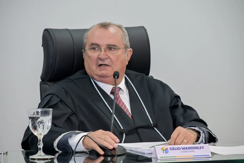 O conselheiro do TCE, Célio Wanderley (Foto: Marcelo Mora/TCE)